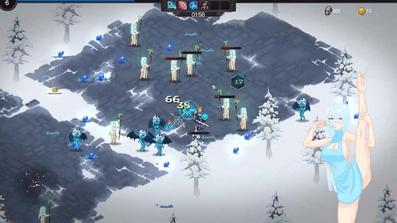 PC/像素ACT 神灵多角色 HaremOfGods 885M插画